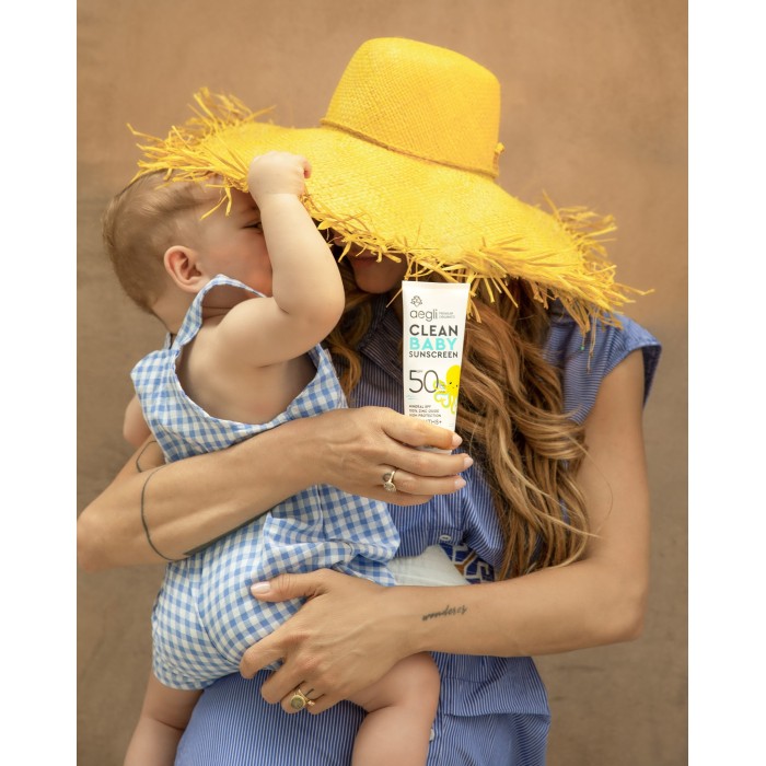 AEGLI Clean Baby Sunscreen Βρεφικό Αντιηλιακό SPF50 100ml