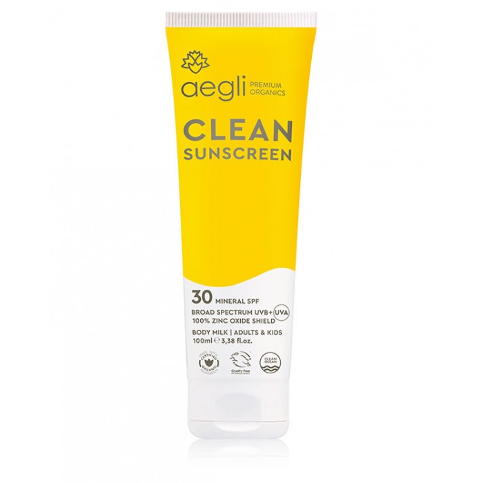 Clean Sunscreen Body Milk 30SPF 100ml Clean Sunscreen Body Milk 30SPF 100ml