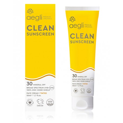 Clean Sunscreen for Face Tinted SPF30 50ml Clean Sunscreen for Face Tinted SPF30 50ml