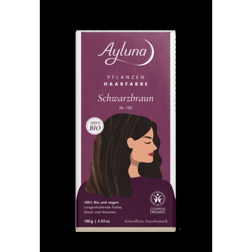 Organic Hair Color - Black Brown Νο100 100gr Organic Hair Color - Black Brown Νο100 100gr
