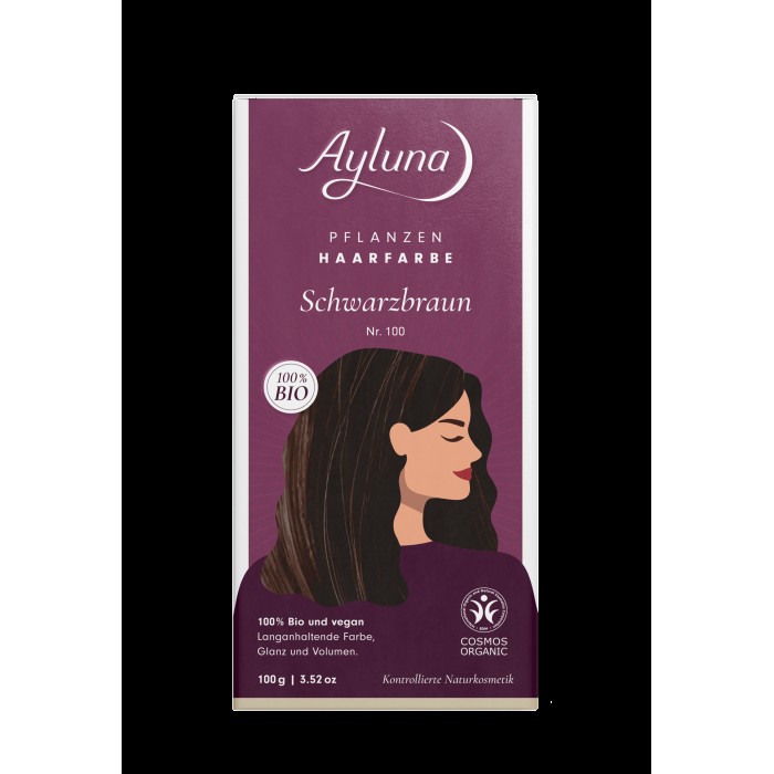 Organic Hair Color - Black Brown Νο100 100gr Organic Hair Color - Black Brown Νο100 100gr