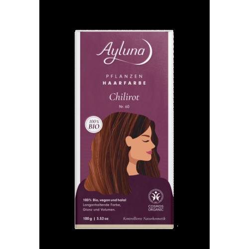 Organic Hair Color - Chili Red Νο60 100gr Organic Hair Color - Chili Red Νο60 100gr