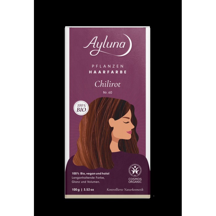 Organic Hair Color - Chili Red Νο60 100gr