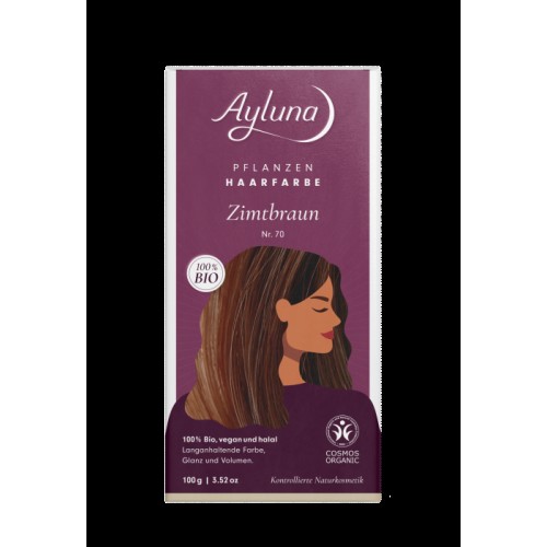 Organic Hair Color - Cinammon Brown Νο70 100gr Organic Hair Color - Cinammon Brown Νο70 100gr