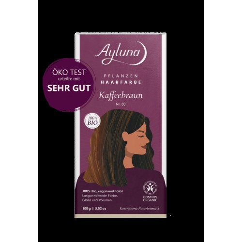 Organic Hair Color - Coffee Brown Νο80 100gr Organic Hair Color - Coffee Brown Νο80 100gr