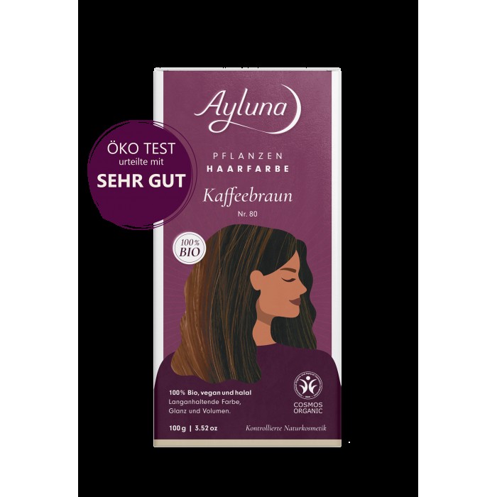 Organic Hair Color - Coffee Brown Νο80 100gr 