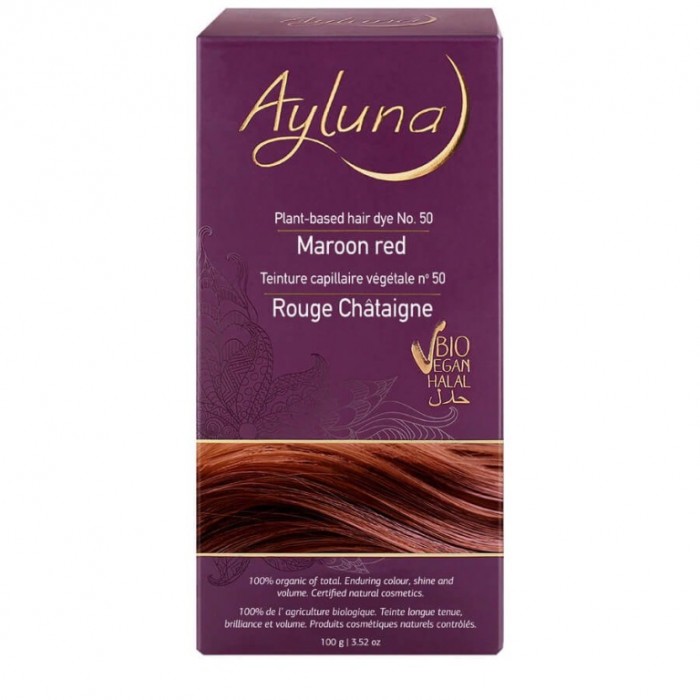 Organic Hair Color - Maroon Red Νο50 100gr Organic Hair Color - Maroon Red Νο50 100gr