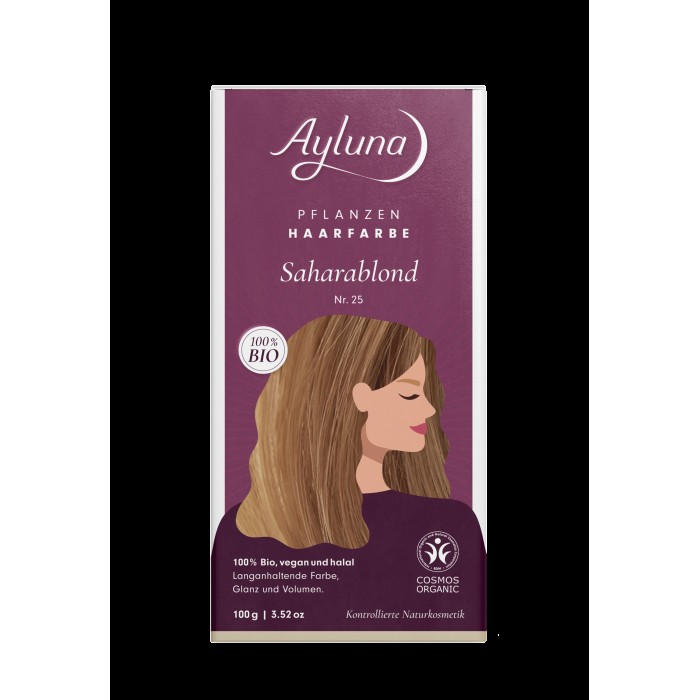 Organic Hair Color - Sahara Blonde Νο25 100gr Organic Hair Color - Sahara Blonde Νο25 100gr