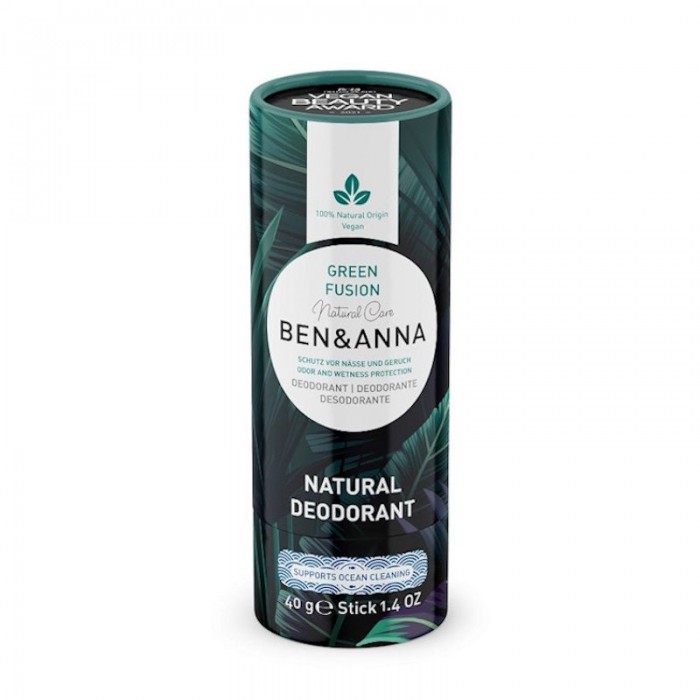 Natural Deodorant Stick Green Fusion 40gr Natural Deodorant Stick Green Fusion 40gr