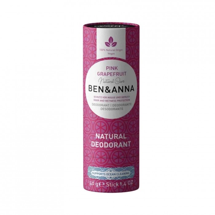 Natural Deodorant Stick Pink Grapefruit 40gr Natural Deodorant Stick Pink Grapefruit 40gr