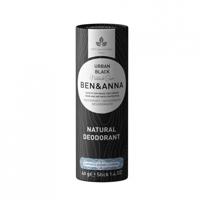 Natural Deodorant Stick Urban Black 40gr Natural Deodorant Stick Urban Black 40gr