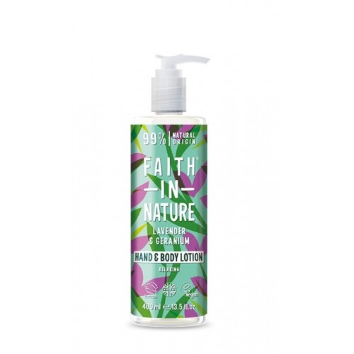 Lavender and Geranium Hand and Body Lotion 400ml Lavender and Geranium Hand and Body Lotion 400ml