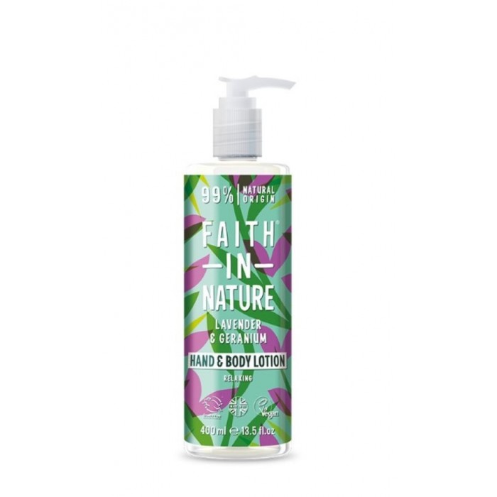 Lavender and Geranium Hand and Body Lotion 400ml Lavender and Geranium Hand and Body Lotion 400ml