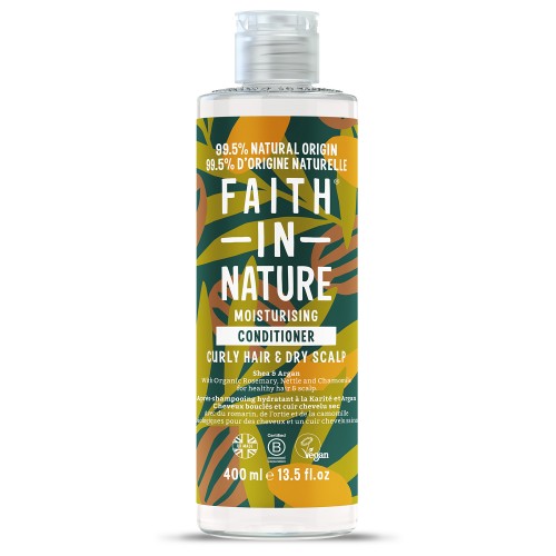 FAITH IN NATURE Shea and Argan Conditioner για Σγουρά και Ξηρά Μαλλιά 400ml FAITH IN NATURE Shea and Argan Conditioner για Σγουρά και Ξηρά Μαλλιά 400ml
