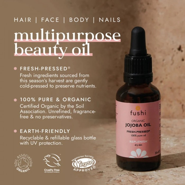 Fushi Organic Jojoba Oil 30ml Fushi Organic Jojoba Oil 30ml