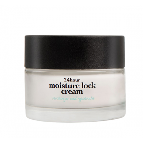 24h Moisture Lock Cream  50ml/ Ενυδατική Κρέμα Προσώπου με Βιολογική Αλόη Βέρα και Υαλουρονικό Οξύ 50ml