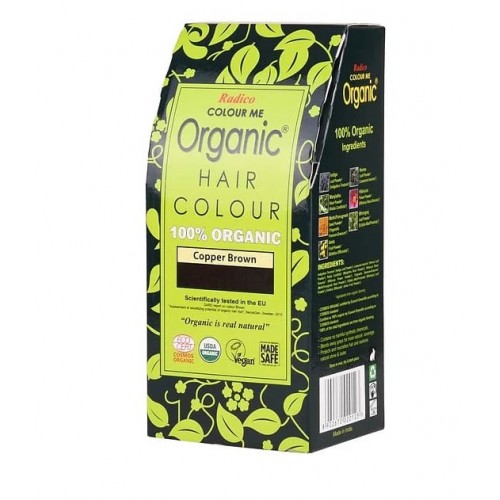 Organic Hair Color - Copper Brown   100gr / Βιολογική Βαφή Μαλλιών Καστανό Χαλκού  100gr