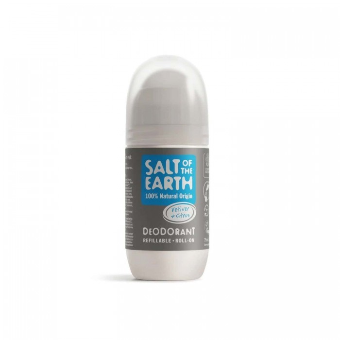 SALT OF THE EARTH Natural  Deodorant  Roll  On  Vetiver and Citrus 75ml 
