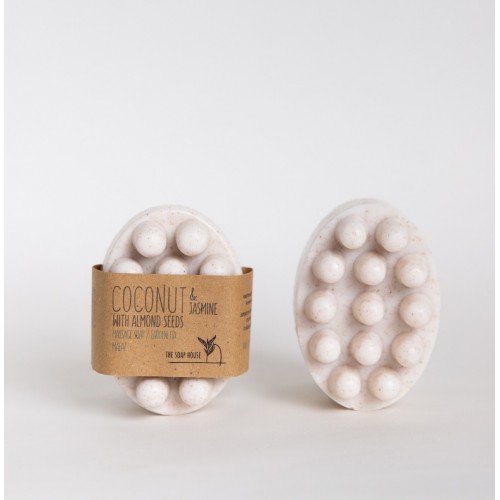 Coconut and Jasmine Massage Soap 130gr Coconut and Jasmine Massage Soap 130gr